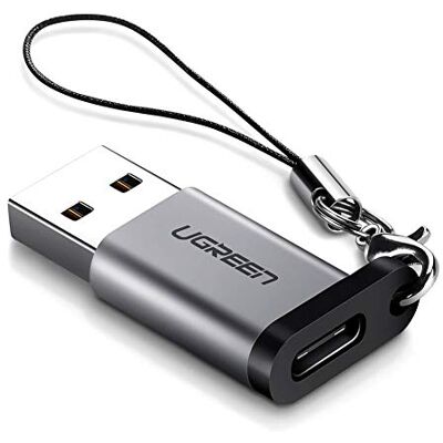 UGREEN USB A-stekker naar USB-C stekker 3.0 adapter (grijs) UGREEN USB A-stekker naar USB-C stekker 3.0 adapter (grijs)