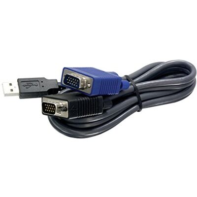 TRENDnet TK-CU06 USB VGA KVM mannelijk naar mannelijk VGA/SVGA HDB 15-pins mannelijk naar USB 1.1 type A mannelijk 1,83 m TRENDnet TK-CU06 USB VGA KVM mannelijk naar mannelijk VGA/SVGA HDB 15-pins mannelijk naar USB 1.1 type A mannelijk 1,83 m