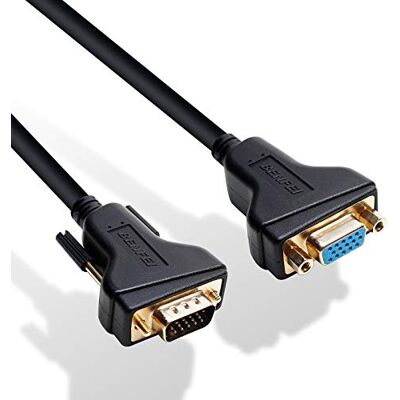 BENFEI VGA-verlengkabel, VGA-stekker naar vrouwelijk, 1,8 m BENFEI VGA-verlengkabel, VGA-stekker naar vrouwelijk, 1,8 m