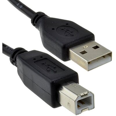 kenable USB 2.0 Printerkabel A naar B Zwart 5 m 24AWG Hoge Snelheid Koper Afgeschermde Kabel voor Printer Scanner kenable USB 2.0 Printerkabel A naar B Zwart 5 m 24AWG Hoge Snelheid Koper Afgeschermde Kabel voor Printer Scanner