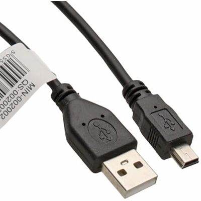 kenable USB 2.0 Kabel A naar Mini-B 5-pins Hi-Speed Data & Oplaadkabel 24AWG voor Digitale Camera's Externe Harde Schijven 3m Zwart kenable USB 2.0 Kabel A naar Mini-B 5-pins Hi-Speed Data & Oplaadkabel 24AWG voor Digitale Camera's Externe Harde Schijven 3m Zwart