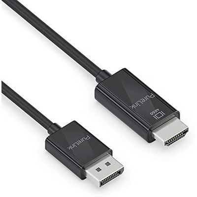 PureLink HDMI DisplayPort naar High Speed kabel 4K Ultra HD 60Hz bandbreedte 18Gbps vergulde contacten 2m zwart PureLink HDMI DisplayPort naar High Speed kabel 4K Ultra HD 60Hz bandbreedte 18Gbps vergulde contacten 2m zwart