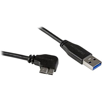 StarTech .com Slim Micro USB 3.0-kabel USB A naar Micro-B rechte hoek 50 cm USB 3.1 Gen 1 (5 Gbit/s) M/M (USB3AU50CMRS) StarTech .com Slim Micro USB 3.0-kabel USB A naar Micro-B rechte hoek 50 cm USB 3.1 Gen 1 (5 Gbit/s) M/M (USB3AU50CMRS)