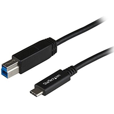 StarTech .com 1 m USB 3.1 USB-C naar USB-B kabel USB C naar B kabel Mannelijk/Mannelijk Zwart (USB31CB1M) StarTech .com 1 m USB 3.1 USB-C naar USB-B kabel USB C naar B kabel Mannelijk/Mannelijk Zwart (USB31CB1M)