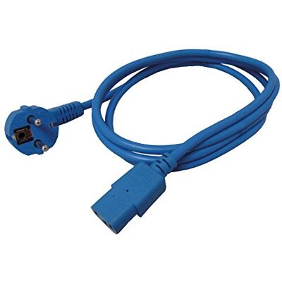 Roline Stroomkabel I type F naar IEC 320-C13 bus I verlengkabel PC I blauw 1,8 m Roline Stroomkabel I type F naar IEC 320-C13 bus I verlengkabel PC I blauw 1,8 m