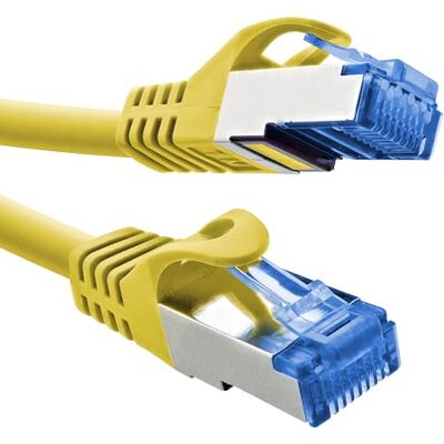 InLine 72602Y Patchkabel Cat.6A, S/FTP, TPE (LSZH), CCA, PoE, LAN, Ethernet, RJ45 Gigabit netwerkkabel, geel, 2 m InLine 72602Y Patchkabel Cat.6A, S/FTP, TPE (LSZH), CCA, PoE, LAN, Ethernet, RJ45 Gigabit netwerkkabel, geel, 2 m