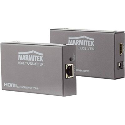 Marmitek HDMI LAN-extender – MegaView 90 – kabel of netwerk CAT 5e / 6 (IP/LAN) – 1080p – 120 m – extra ontvangers mogelijk – HDMI-uitbreiding via het bestaande netwerk – Ethernet Marmitek HDMI LAN-extender – MegaView 90 – kabel of netwerk CAT 5e / 6 (IP/LAN) – 1080p – 120 m – extra ontvangers mogelijk – HDMI-uitbreiding via het bestaande netwerk – Ethernet