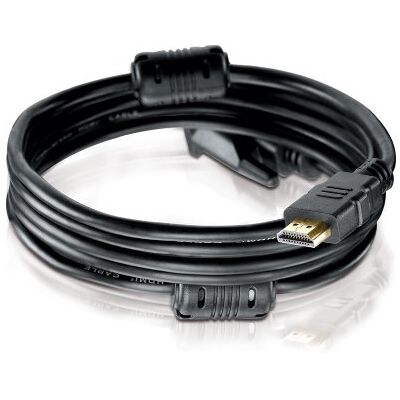 HDSupply X-HC030-020 High Speed HDMI/DVI-kabel met ferriet, HDMI-A-aansluiting (19 pins) naar DVI-D-aansluiting (18 + 1 pins), vergulde contacten, dubbele afscherming, 2,0 m, zwart HDSupply X-HC030-020 High Speed HDMI/DVI-kabel met ferriet, HDMI-A-aansluiting (19 pins) naar DVI-D-aansluiting (18 + 1 pins), vergulde contacten, dubbele afscherming, 2,0 m, zwart