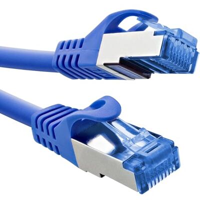 InLine ® 72655B patchkabel Cat.6A, S/FTP, TPE (LSZH), CCA, PoE, LAN, ethernet, RJ45 Gigabit netwerkkabel, blauw, 0,5 m InLine ® 72655B patchkabel Cat.6A, S/FTP, TPE (LSZH), CCA, PoE, LAN, ethernet, RJ45 Gigabit netwerkkabel, blauw, 0,5 m
