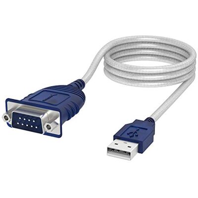 SABRENT USB naar seriële adapter (1,8 m) USB naar RS232 seriële kabel, DB-9 converter kabel (9-pins) Prolific chipset compatibel met Windows, Mac OS X 10.6 en hoger, Linux 2.4 hoger (CB-9P6F) SABRENT USB naar seriële adapter (1,8 m) USB naar RS232 seriële kabel, DB-9 converter kabel (9-pins) Prolific chipset compatibel met Windows, Mac OS X 10.6 en hoger, Linux 2.4 hoger (CB-9P6F)
