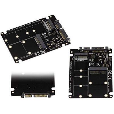 KALEA-INFORMATIQUE M.2 (NGFF) en/of mSATA miniPCIe naar SATA 3 adapter ideaal voor gegevensherstel! KALEA-INFORMATIQUE M.2 (NGFF) en/of mSATA miniPCIe naar SATA 3 adapter ideaal voor gegevensherstel!