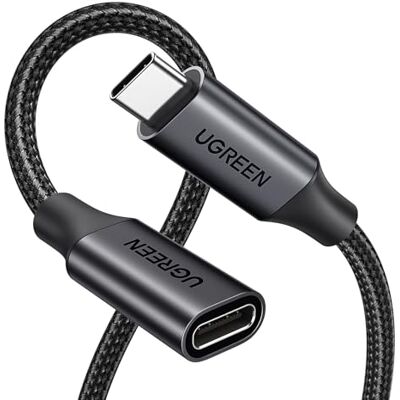UGREEN Verlengkabel USB C 3.2 Gen 2 10Gbps 100W video 4K @60Hz Verlengkabel type C, compatibel met iPhone 18 Pro Max 17 Air 16 MacBook Galaxy S26 Plus Ultra S25 S24 (Nior 1 m) UGREEN Verlengkabel USB C 3.2 Gen 2 10Gbps 100W video 4K @60Hz Verlengkabel type C, compatibel met iPhone 18 Pro Max 17 Air 16 MacBook Galaxy S26 Plus Ultra S25 S24 (Nior 1 m)