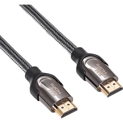 AKYGA HDMI-kabel AK-HD-05S afgeschermd CU 48Gb/s 8K @ 60Hz 4K @ 120Hz ver. 2.1 0,5m zwart Ethernet TV PS5 Xbox projector thuisbioscoop pc AKYGA HDMI-kabel AK-HD-05S afgeschermd CU 48Gb/s 8K @ 60Hz 4K @ 120Hz ver. 2.1 0,5m zwart Ethernet TV PS5 Xbox projector thuisbioscoop pc
