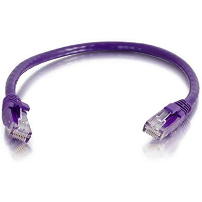 C2G 0.5M purper Cat5e Ethernet RJ45 hoge snelheid netwerk kabel, LAN Lead Cat5e UTP Patch kabel C2G 0.5M purper Cat5e Ethernet RJ45 hoge snelheid netwerk kabel, LAN Lead Cat5e UTP Patch kabel