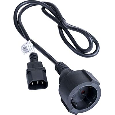 AKYGA AK-PC-10A Schuko netsnoer 3-polig IEC C14 / EU CEE 7/4 15 1,0m zwart AKYGA AK-PC-10A Schuko netsnoer 3-polig IEC C14 / EU CEE 7/4 15 1,0m zwart