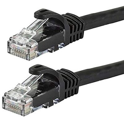 Monoprice Flexboot Series 109788 Ethernet-netwerkkabel (UTP, 24 AWG, Cat6, 550 MHz, 25 m) zwart Monoprice Flexboot Series 109788 Ethernet-netwerkkabel (UTP, 24 AWG, Cat6, 550 MHz, 25 m) zwart