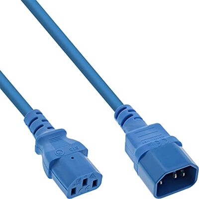 InLine ® Verlengkabel C13 naar C14, 0,75 m, blauw InLine ® Verlengkabel C13 naar C14, 0,75 m, blauw