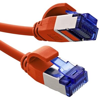 InLine ® 74930R Cat.6A S/FTP, TPE (LSZH) dunne patchkabel, flexibel, PoE, koper (CU), LAN, ethernet, RJ45 Gigabit netwerkkabel, rood, 30 m InLine ® 74930R Cat.6A S/FTP, TPE (LSZH) dunne patchkabel, flexibel, PoE, koper (CU), LAN, ethernet, RJ45 Gigabit netwerkkabel, rood, 30 m