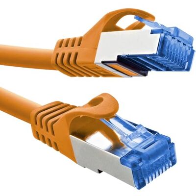 InLine 72602O Patchkabel Cat.6A, S/FTP, TPE (LSZH), CCA, PoE, LAN, Ethernet, RJ45 Gigabit netwerkkabel, oranje, 2 m InLine 72602O Patchkabel Cat.6A, S/FTP, TPE (LSZH), CCA, PoE, LAN, Ethernet, RJ45 Gigabit netwerkkabel, oranje, 2 m