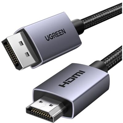 UGREEN 4K 30Hz DisplayPort naar HDMI-kabel 2K60Hz 1080P DP naar HDMI 1.4 2m UGREEN 4K 30Hz DisplayPort naar HDMI-kabel 2K60Hz 1080P DP naar HDMI 1.4 2m