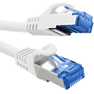InLine 72655W patchkabel Cat.6A, S/FTP, TPE (LSZH), CCA, PoE, LAN, ethernet, RJ45 Gigabit netwerkkabel, wit, 0,5 m InLine 72655W patchkabel Cat.6A, S/FTP, TPE (LSZH), CCA, PoE, LAN, ethernet, RJ45 Gigabit netwerkkabel, wit, 0,5 m