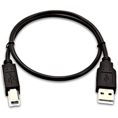 V7 USB A (mannelijk) naar USB B (male), 0,5 meter (1,6 voet) zwart USB-kabel (0,5 meter (1,6 voet) zwart, 0,5 meter, USB A, USB B, 1.0, 480 Mbit/s, zwart) V7 USB A (mannelijk) naar USB B (male), 0,5 meter (1,6 voet) zwart USB-kabel (0,5 meter (1,6 voet) zwart, 0,5 meter, USB A, USB B, 1.0, 480 Mbit/s, zwart)
