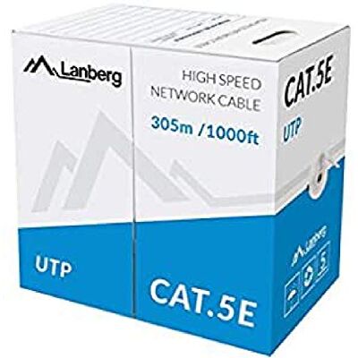Lanberg LCU5-10CC-0305-S netwerkkabel Grijs 305 m Cat5e U/UTP (UTP) Lanberg LCU5-10CC-0305-S netwerkkabel Grijs 305 m Cat5e U/UTP (UTP)