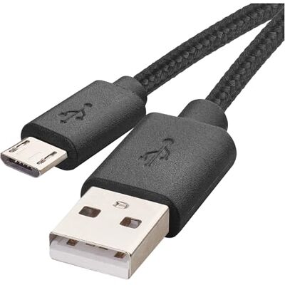 EMOS Micro-USB naar USB-A 2.0-480 Mbit/s snellaadkabel, type A naar micro B, voor snel opladen en gegevensoverdracht, 2 m, zwart EMOS Micro-USB naar USB-A 2.0-480 Mbit/s snellaadkabel, type A naar micro B, voor snel opladen en gegevensoverdracht, 2 m, zwart