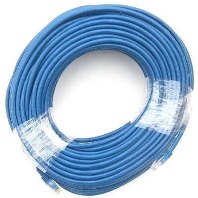 RiteAV Cat 6 Ethernet netwerkkabel RJ45 stekker blauw 61 m RiteAV Cat 6 Ethernet netwerkkabel RJ45 stekker blauw 61 m