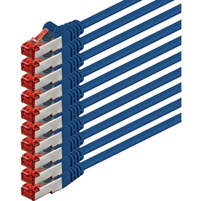 1aTTack.de Netwerkkabel 1m CAT6-patchkabel Gigabit Lan CAT.6 Ethernet-kabel SFTP PIMF 1000 Mbit s compatibel met Cat5 Cat7 Cat8-10 stuks blauw 1aTTack.de Netwerkkabel 1m CAT6-patchkabel Gigabit Lan CAT.6 Ethernet-kabel SFTP PIMF 1000 Mbit s compatibel met Cat5 Cat7 Cat8-10 stuks blauw