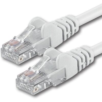 1aTTack.de 0,5 m wit 1 stuk CAT.6 netwerkkabel Ethernet LAN CAT6 patchkabel 1000 Mbit/s 1aTTack.de 0,5 m wit 1 stuk CAT.6 netwerkkabel Ethernet LAN CAT6 patchkabel 1000 Mbit/s