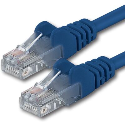 1aTTack.de 10 m blauw 1 stuk CAT.6 netwerkkabel Ethernet LAN CAT6 patchkabel 1000 Mbit/s 1aTTack.de 10 m blauw 1 stuk CAT.6 netwerkkabel Ethernet LAN CAT6 patchkabel 1000 Mbit/s