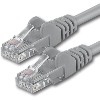 1aTTack.de 20 m grijs 1 stuk CAT.6 netwerkkabel Ethernet LAN CAT6 patchkabel 1000 Mbit/s 1aTTack.de 20 m grijs 1 stuk CAT.6 netwerkkabel Ethernet LAN CAT6 patchkabel 1000 Mbit/s