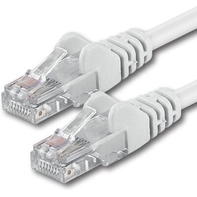 1aTTack.de 1 m wit 1 stuk CAT.6 netwerkkabel Ethernet LAN CAT6 patchkabel 1000 Mbit/s 1aTTack.de 1 m wit 1 stuk CAT.6 netwerkkabel Ethernet LAN CAT6 patchkabel 1000 Mbit/s