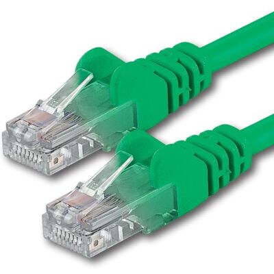 1aTTack.de 5 m groen 1 stuk CAT.6 netwerkkabel Ethernet LAN CAT6 patchkabel 1000 Mbit/s 1aTTack.de 5 m groen 1 stuk CAT.6 netwerkkabel Ethernet LAN CAT6 patchkabel 1000 Mbit/s