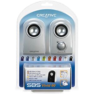 Creative SBS Vivid 60 PC 2.0 luidsprekers Creative SBS Vivid 60 PC 2.0 luidsprekers