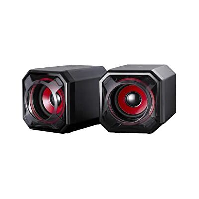 SureFire Gator Eye Luidspreker 5W Gaming Stereo Speaker USB 2.0 voor PC, Laptop, Playstation & Xbox I USB Gaming Luidspreker I PC Luidsprekers I Powered by Verbatim SureFire Gator Eye Luidspreker 5W Gaming Stereo Speaker USB 2.0 voor PC, Laptop, Playstation & Xbox I USB Gaming Luidspreker I PC Luidsprekers I Powered by Verbatim
