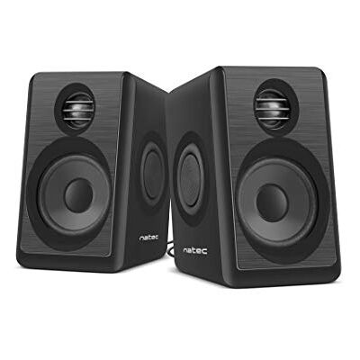 Natec Lynx Speakers 2.0 Computer 6W RMS, zwart Natec Lynx Speakers 2.0 Computer 6W RMS, zwart