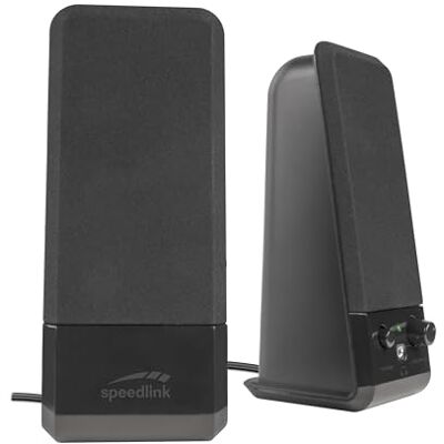 Speedlink EVENT Luidspreker Actief, stroomvoorziening via USB-poort, volumeregeling, zwart Speedlink EVENT Luidspreker Actief, stroomvoorziening via USB-poort, volumeregeling, zwart