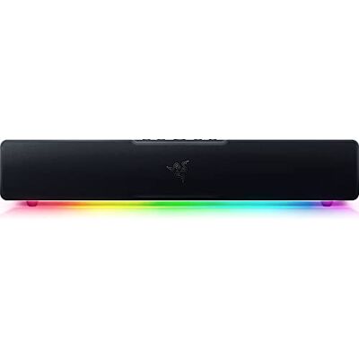 Razer Leviathan V2 X Gaming Soundbar voor pc (met breedbandluidsprekers, compact desktopformaat, stroomvoorziening en audio-overdracht via USB Type-C, Bluetooth 5.0) zwart Razer Leviathan V2 X Gaming Soundbar voor pc (met breedbandluidsprekers, compact desktopformaat, stroomvoorziening en audio-overdracht via USB Type-C, Bluetooth 5.0) zwart