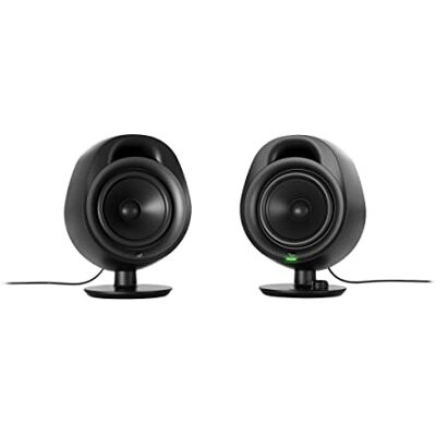 SteelSeries Arena 3 Gaming 2.0 full-range luidsprekers, meeslepende audio, luidsprekerbediening, 4 inch luidspreker, bedraad en bluetooth, 3,5 mm AUX, pc, Mac, Mobile SteelSeries Arena 3 Gaming 2.0 full-range luidsprekers, meeslepende audio, luidsprekerbediening, 4 inch luidspreker, bedraad en bluetooth, 3,5 mm AUX, pc, Mac, Mobile