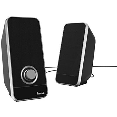 Hama Sonic LS-206 Altavoces 2.0 zwart/grijs Hama Sonic LS-206 Altavoces 2.0 zwart/grijs