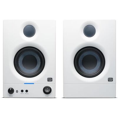 PreSonus Eris 3.5BT Gen 2, actieve 9 cm desktop-luidspreker met Bluetooth voor multimedia, gaming, muziekproductie in studiokwaliteit, vermogen 50 W, wit PreSonus Eris 3.5BT Gen 2, actieve 9 cm desktop-luidspreker met Bluetooth voor multimedia, gaming, muziekproductie in studiokwaliteit, vermogen 50 W, wit