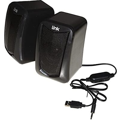 LINK LKSP03 5W USB audio luidspreker met volumeregeling LINK LKSP03 5W USB audio luidspreker met volumeregeling