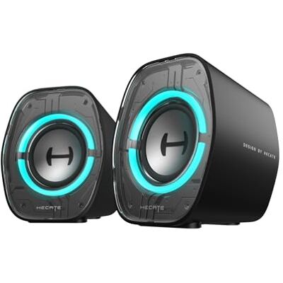 Edifier G1000 II Enceinte PC Gamer de Bureau: Haut-Parleur Large Bande 2.5" et Basses Améliorées, RGB Dynamique, Modes Jeu/Musique/Film, Bluetooth/USB-C/AUX, Enceintes pour PC, PS5, Switch Noir Edifier G1000 II Enceinte PC Gamer de Bureau: Haut-Parleur Large Bande 2.5" et Basses Améliorées, RGB Dynamique, Modes Jeu/Musique/Film, Bluetooth/USB-C/AUX, Enceintes pour PC, PS5, Switch Noir