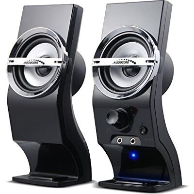 Audiocore AC805 Computerluidspreker 2.0 PC 6W RMS zwart Audiocore AC805 Computerluidspreker 2.0 PC 6W RMS zwart