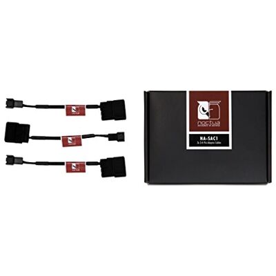 Noctua NA-SAC1, 3 naar 4-polige adapter voor pc-ventilatoren (zwart) Noctua NA-SAC1, 3 naar 4-polige adapter voor pc-ventilatoren (zwart)