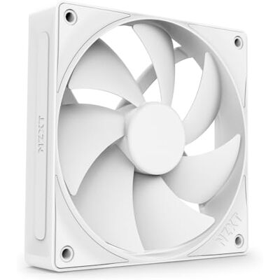 NZXT F120P 120 mm statische drukventilator voor pc-behuizing Ideaal voor radiatoren en koellichamen Hoge statische druk Hydrodynamische lagers Wit NZXT F120P 120 mm statische drukventilator voor pc-behuizing Ideaal voor radiatoren en koellichamen Hoge statische druk Hydrodynamische lagers Wit