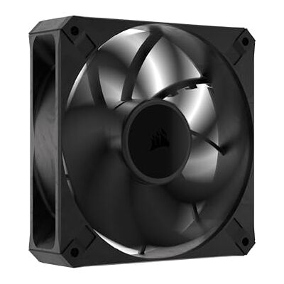 Corsair RS120 MAX PWM 120 mm dikke ventilator hoge statische druk ontwerp van vloeibaar kristal polymeer alleen verkocht zwart Corsair RS120 MAX PWM 120 mm dikke ventilator hoge statische druk ontwerp van vloeibaar kristal polymeer alleen verkocht zwart