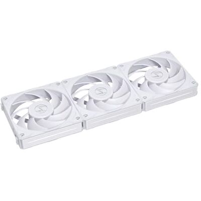 Lian-Li UNI P28120-3W P28 120 ventilator met snelheidsregeling, 3 stuks, wit Lian-Li UNI P28120-3W P28 120 ventilator met snelheidsregeling, 3 stuks, wit